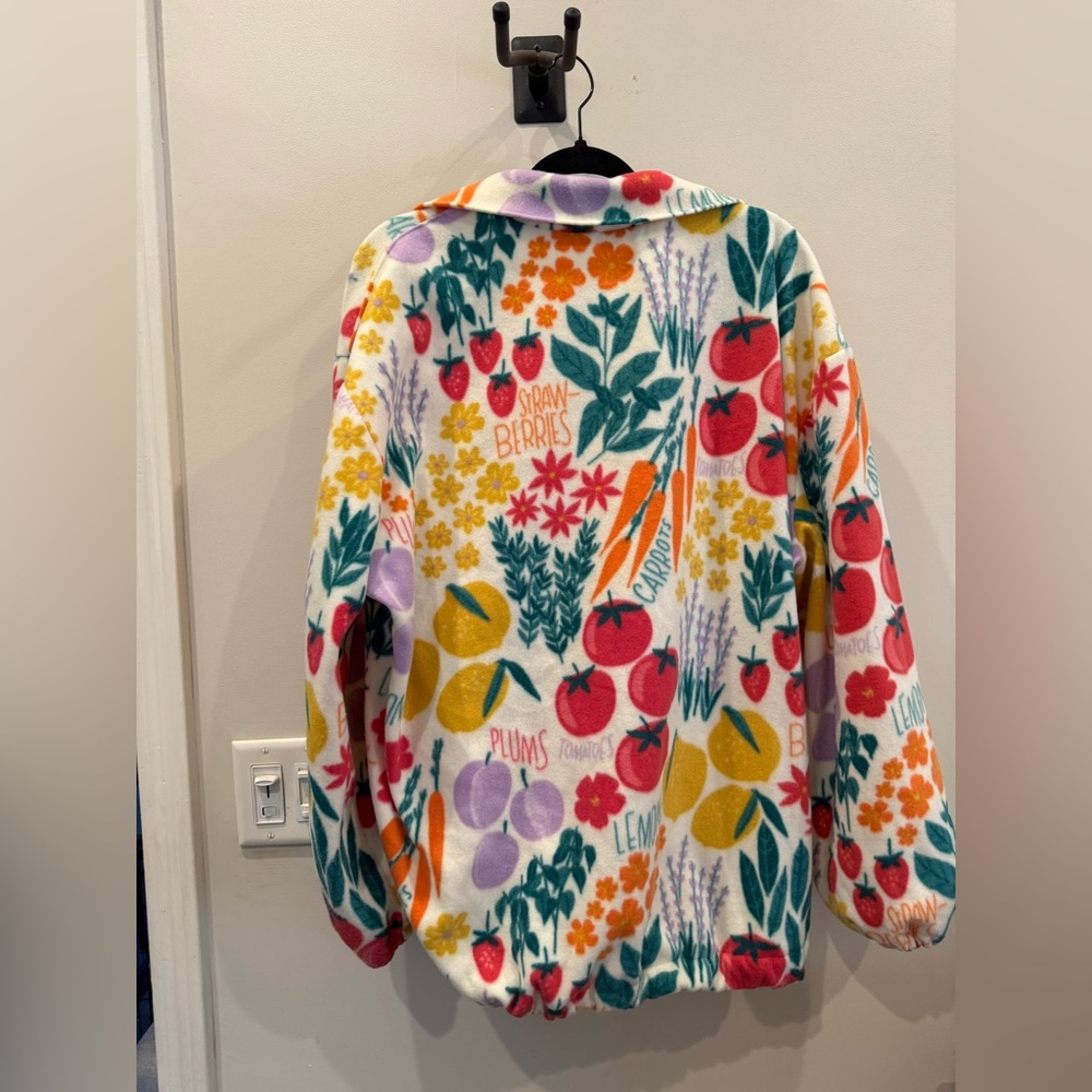 Custom Fleece, Fun Fruit Pattern (Large) - Picture 2 of 2